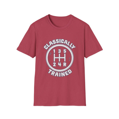 Classically Trained Stick Shift Hot Rod Gearhead Vintage Car T-Shirt