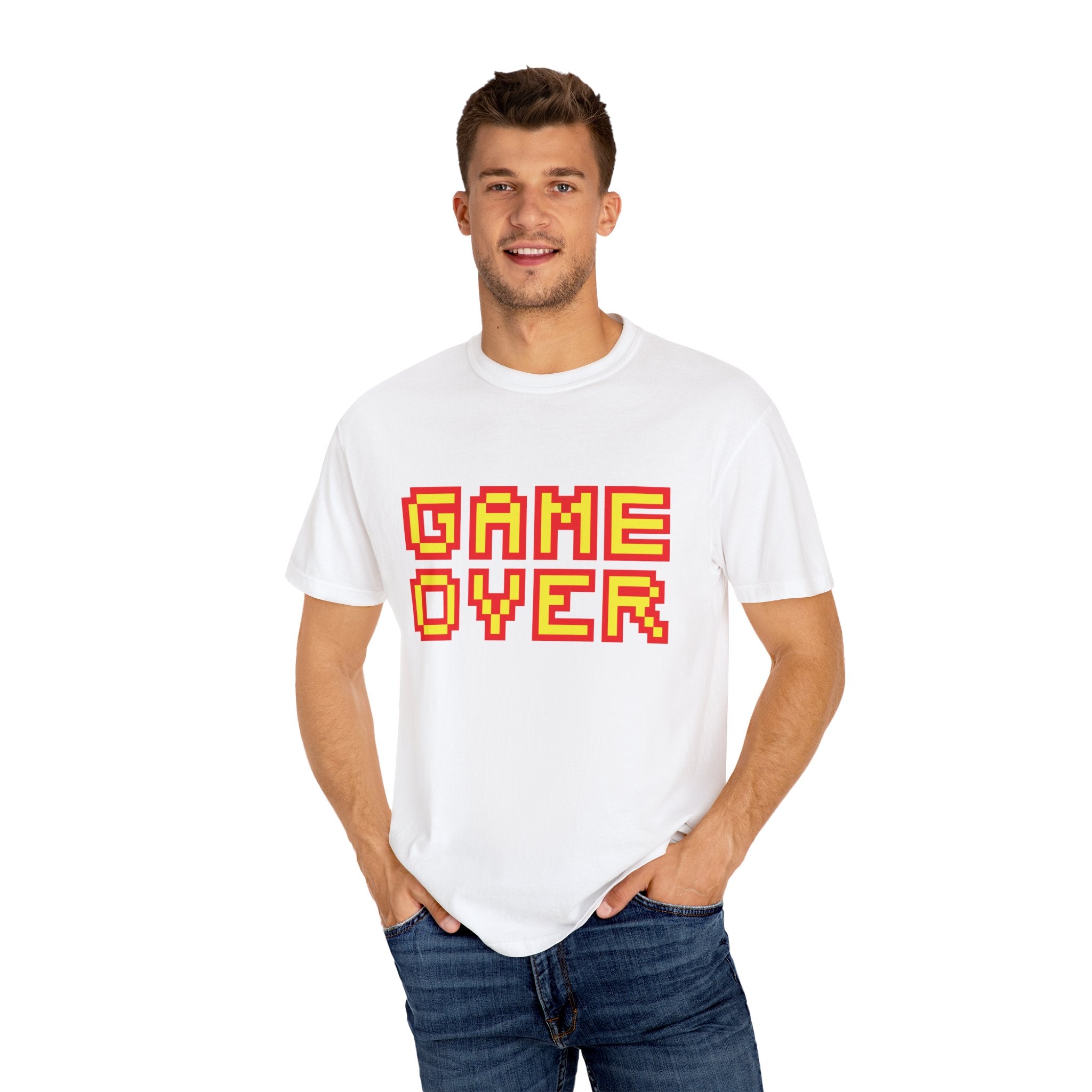 Funny Pixel Gamer Game Over T-shirt