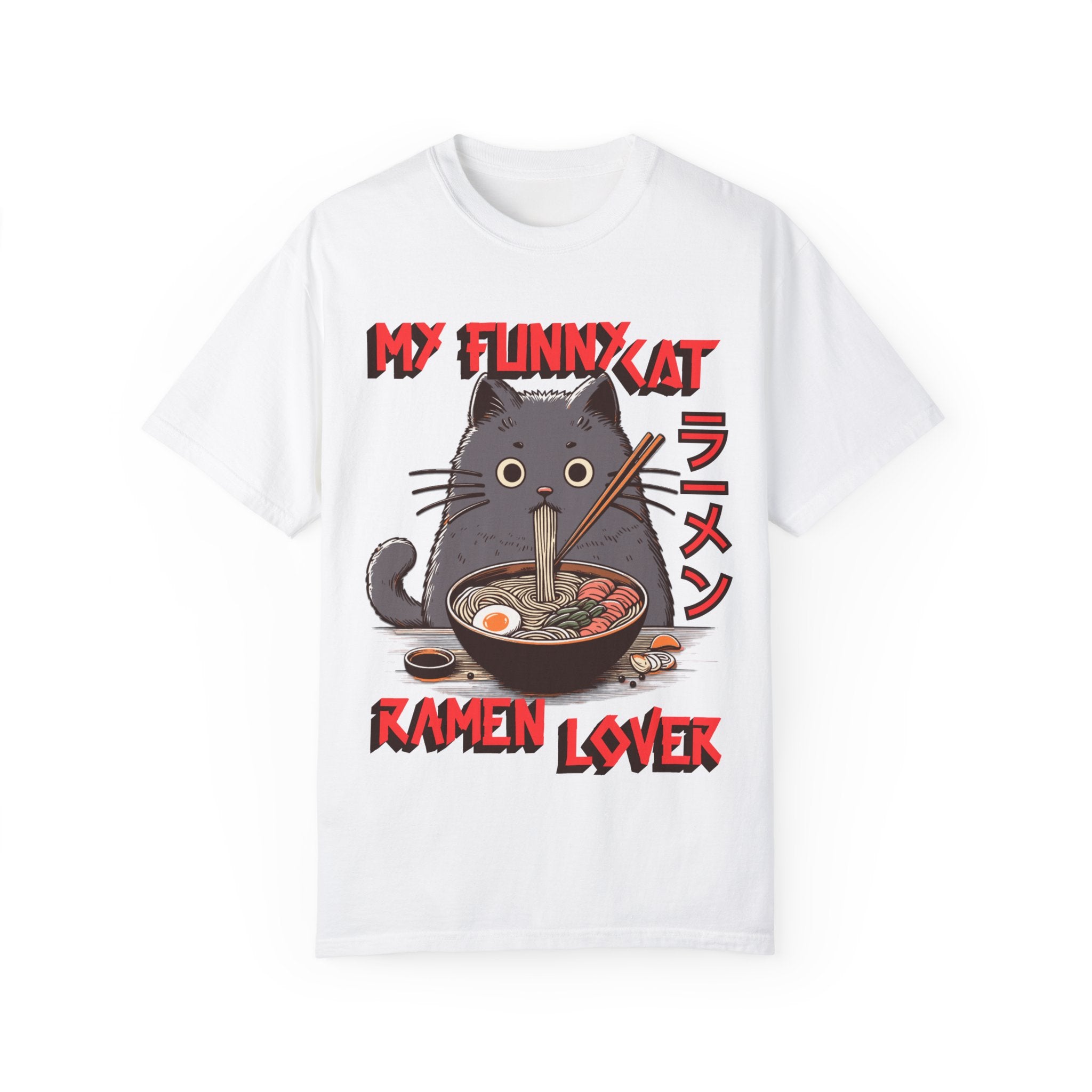 My Funny Cat Ramen Anime Lover T-shirt