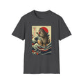 Japan Wave Landscape Catzilla Kaiju T-Shirt