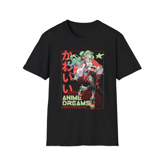 Teenage Kawaii Anime Dreams Japanese Anime Girl T-Shirt