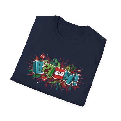 Funny Mining Gamer Pixel Boom Gaming Miner T-Shirt