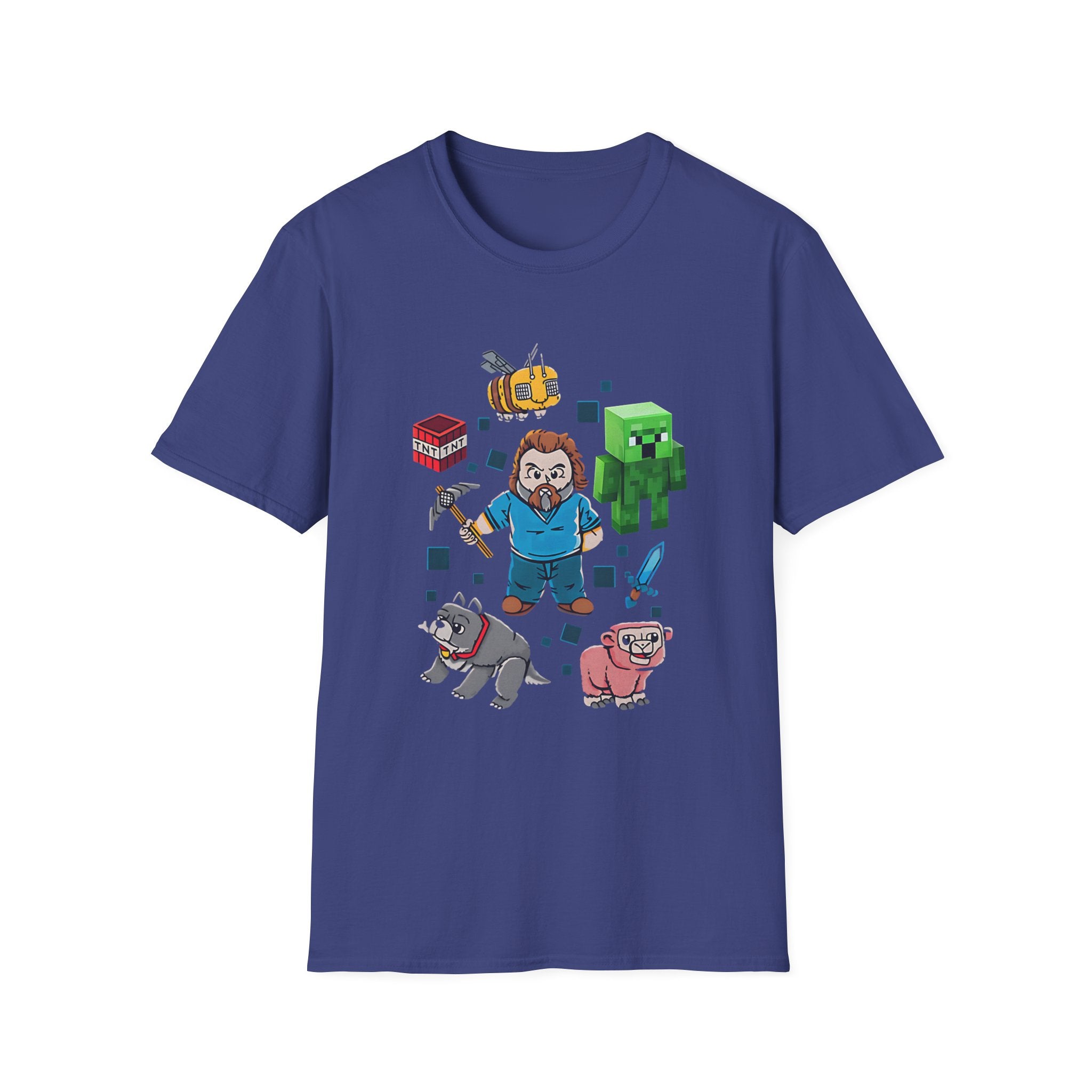Pop Culture Mining & Crafting Funny Gaming T-Shirt