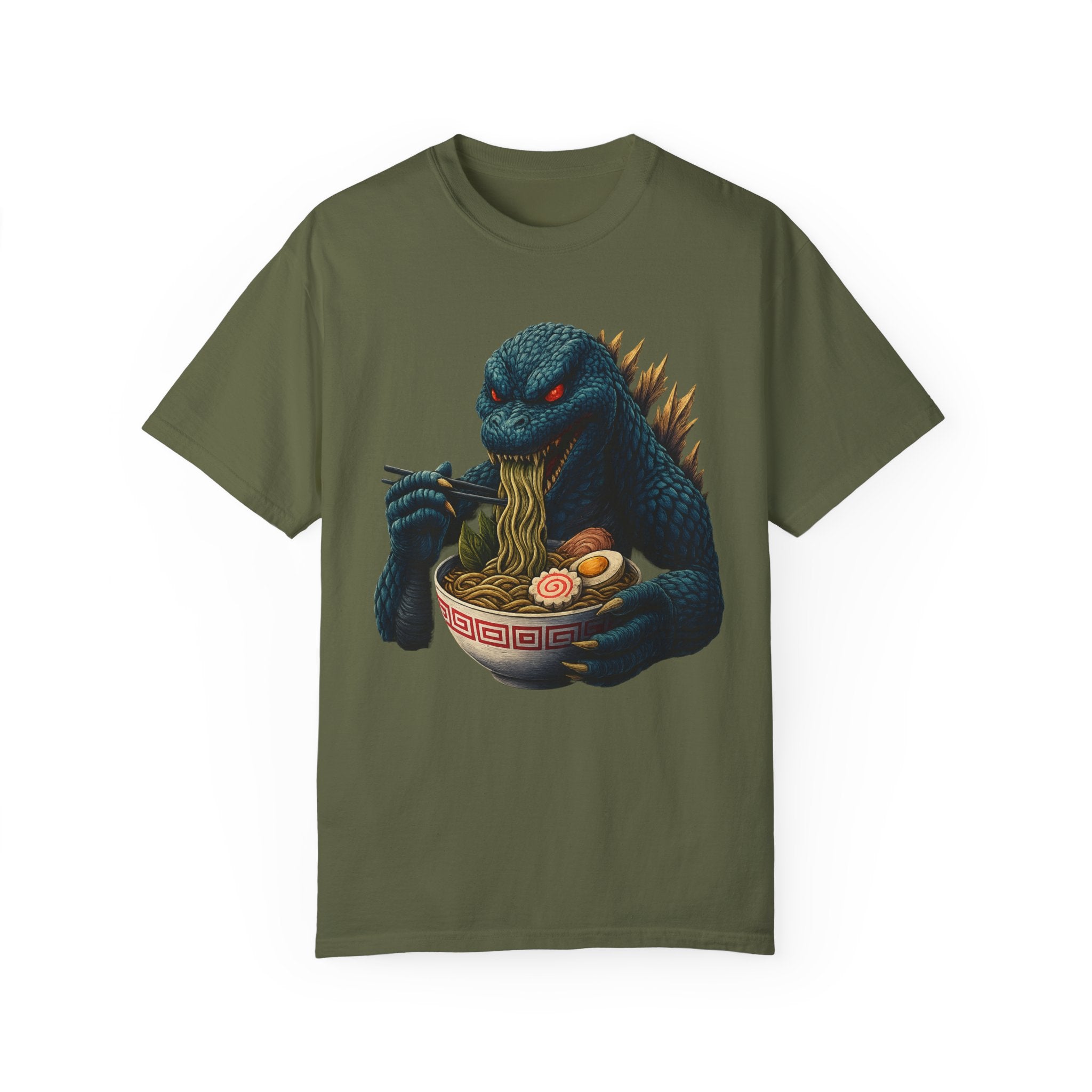 Kaiju Godzilla Eating Ramen T-shirt