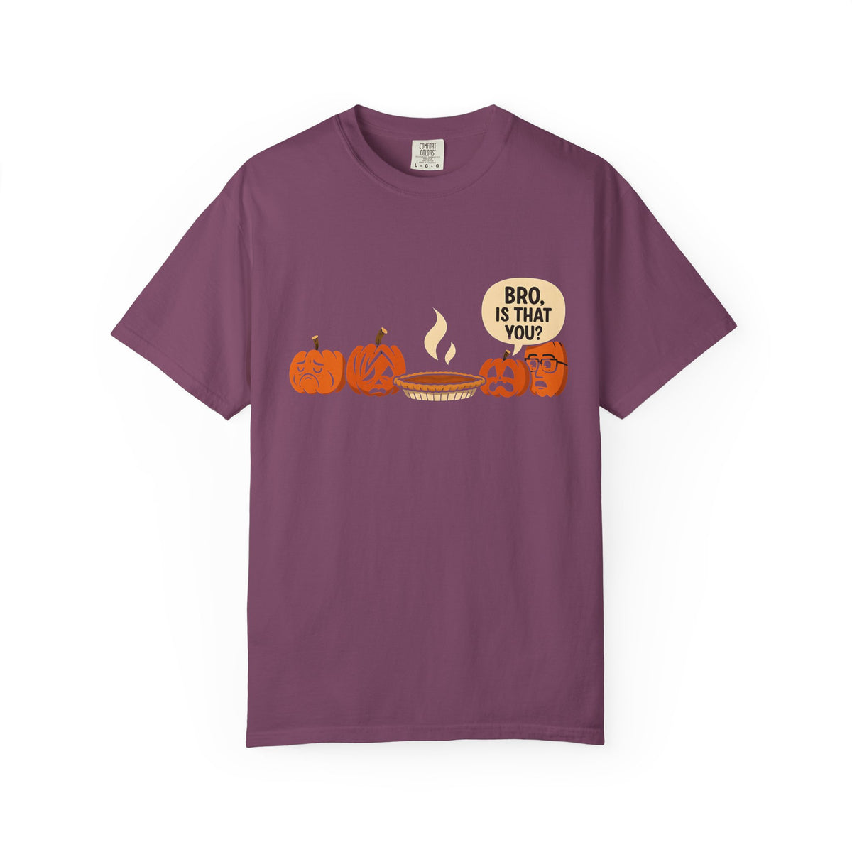 Funny pumpkin pie shirt, retro fall humor tee, sarcastic autumn gift, cute thanksgiving graphic top | Comfort Colors® T-Shirt