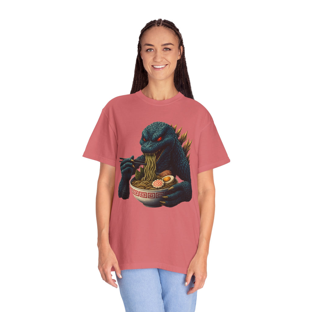 Kaiju Godzilla Eating Ramen T-shirt