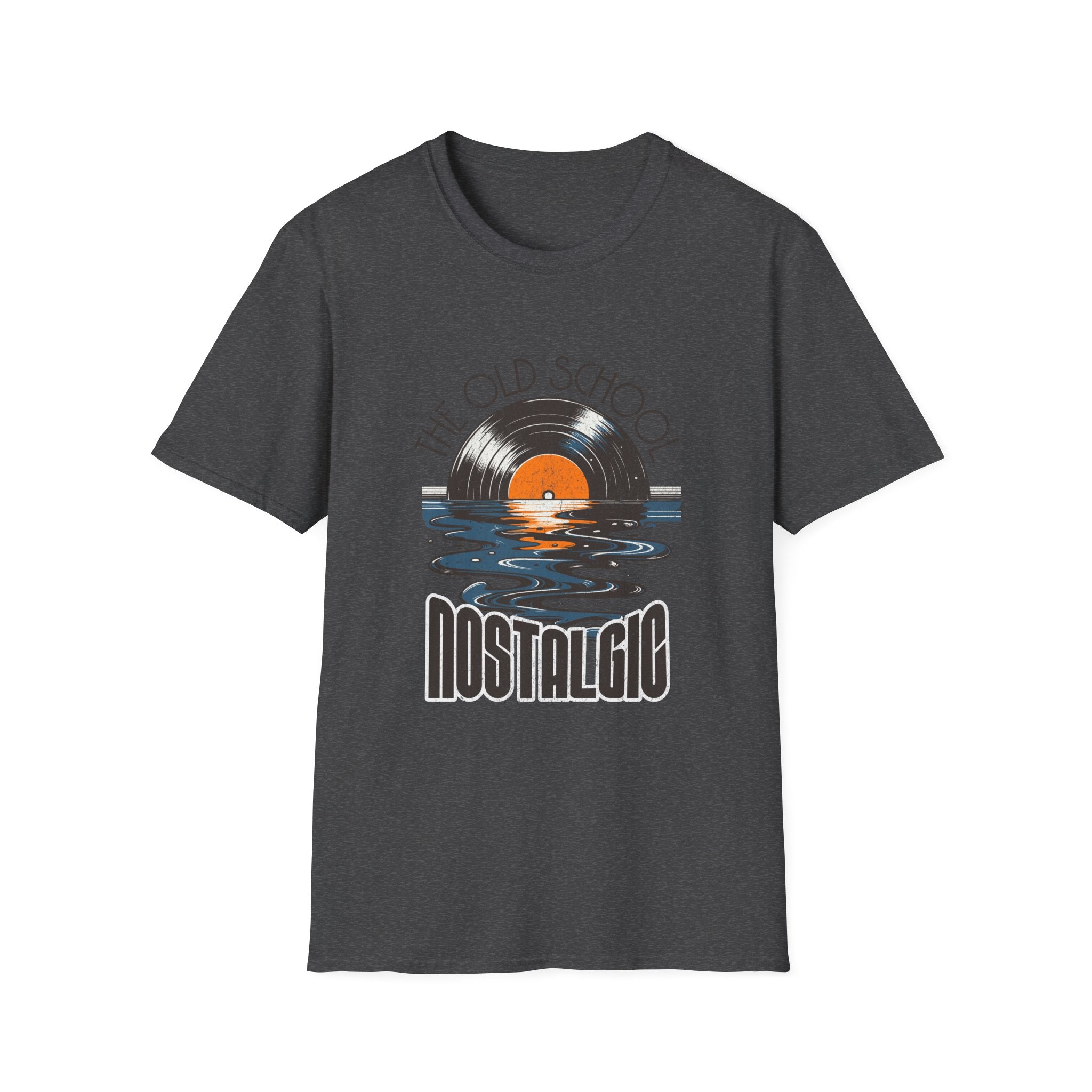 Retro Nostalgic Vintage Vinyl Music T-shirt