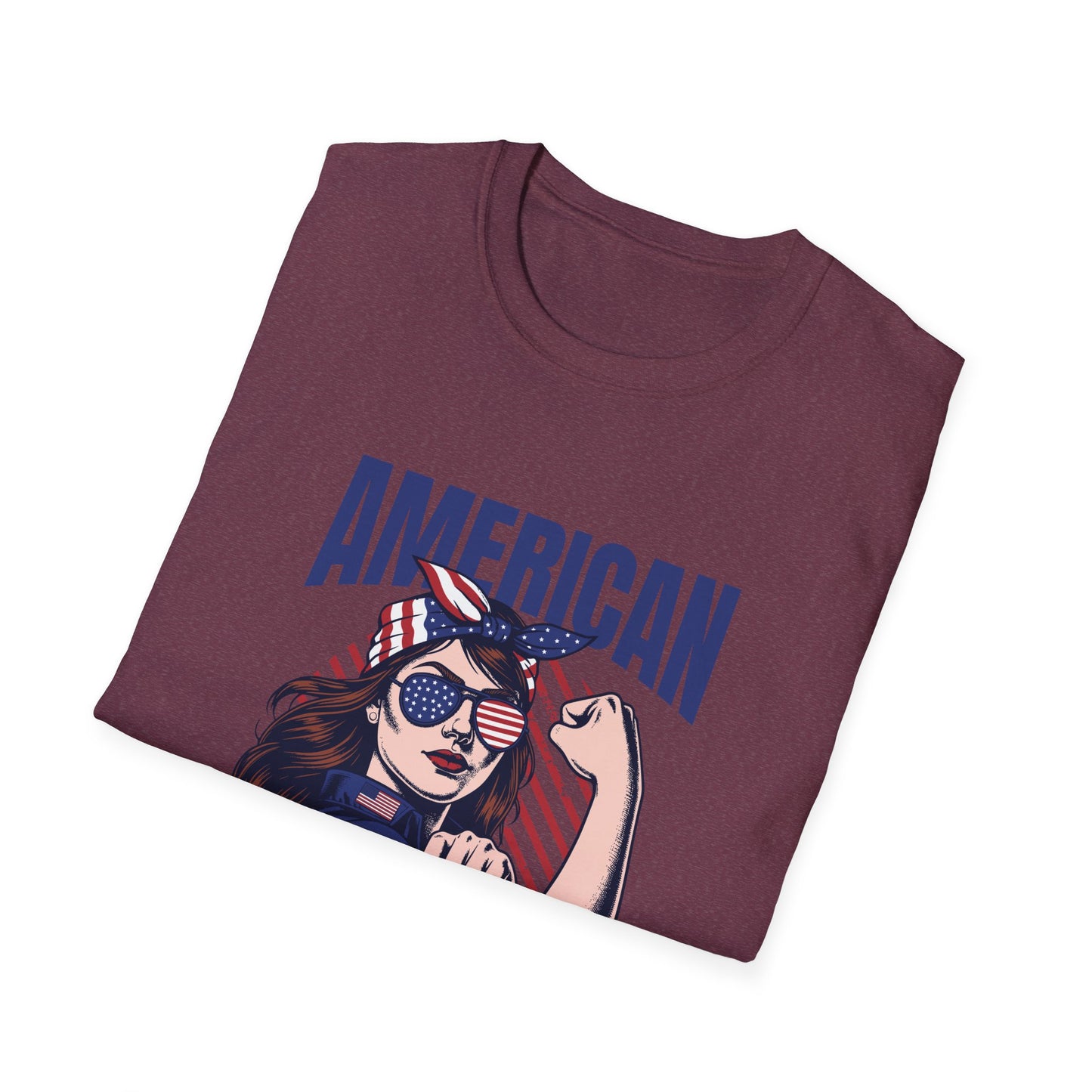 American Empowered Woman 4th of July Gifts Women's T-shirt