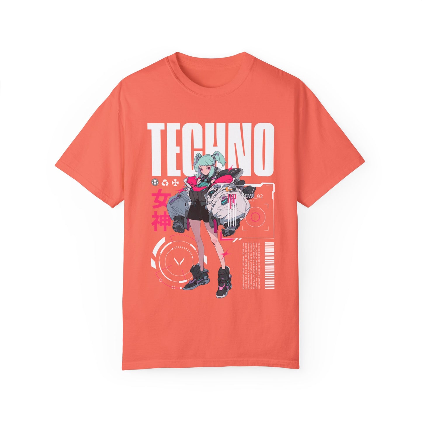 Techno Anime Girl T-shirt