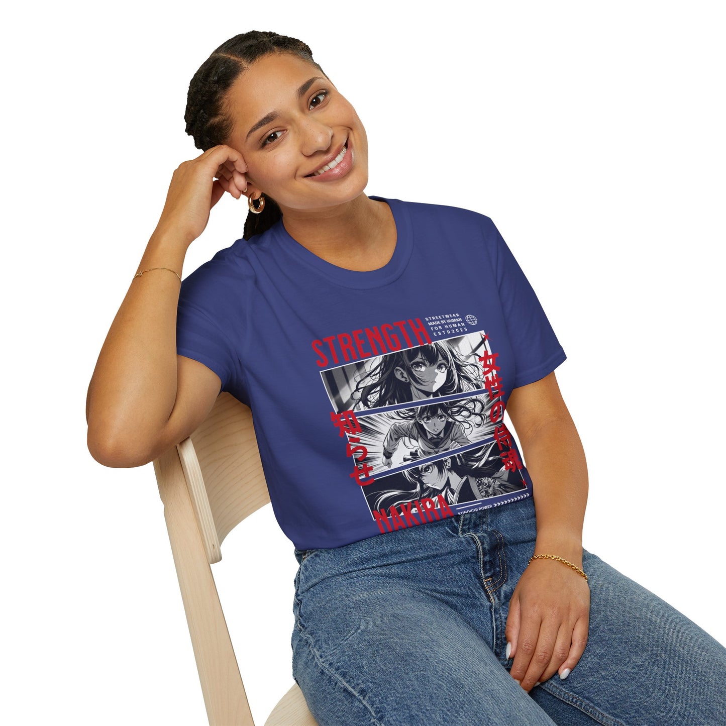 Nakira Strength Anime Girl T-Shirt