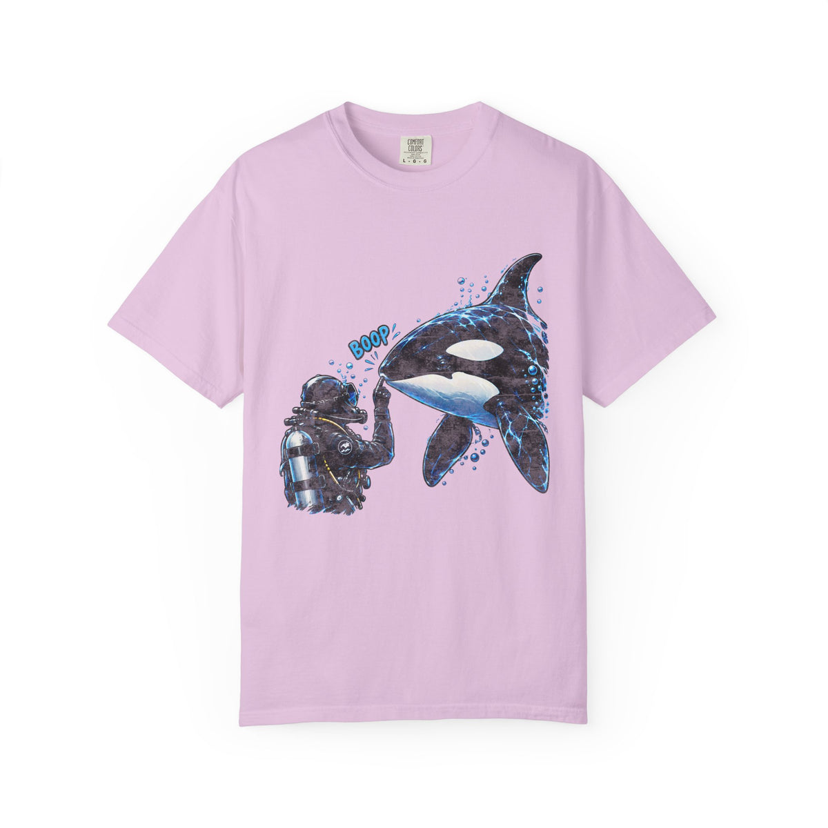Orca Boop Snoot Shirt, Scuba Diver T Shirt, Killer Whale Tee, Ocean Lover Gift, Marine Biology Shirt | Comfort Colors® T-Shirt