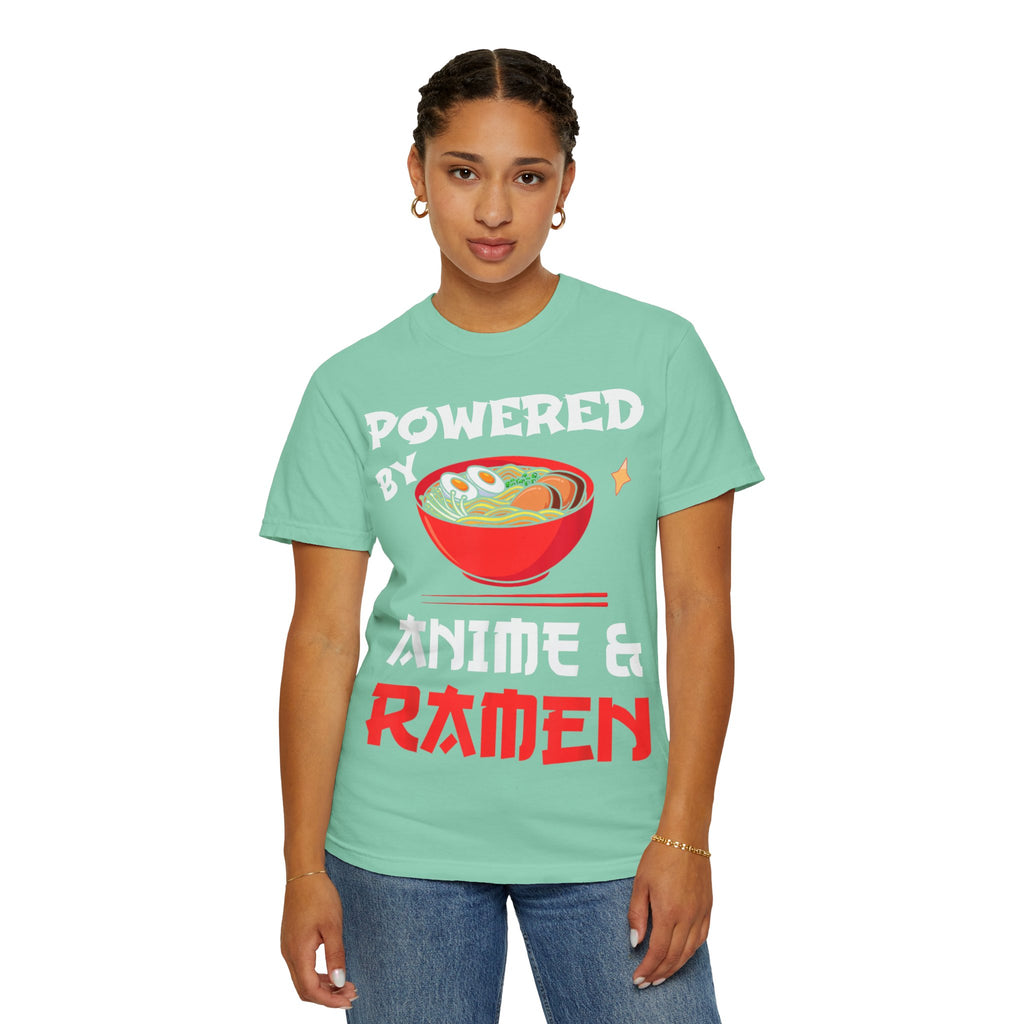 Powered by Anime & Ramen Anime T-shirt