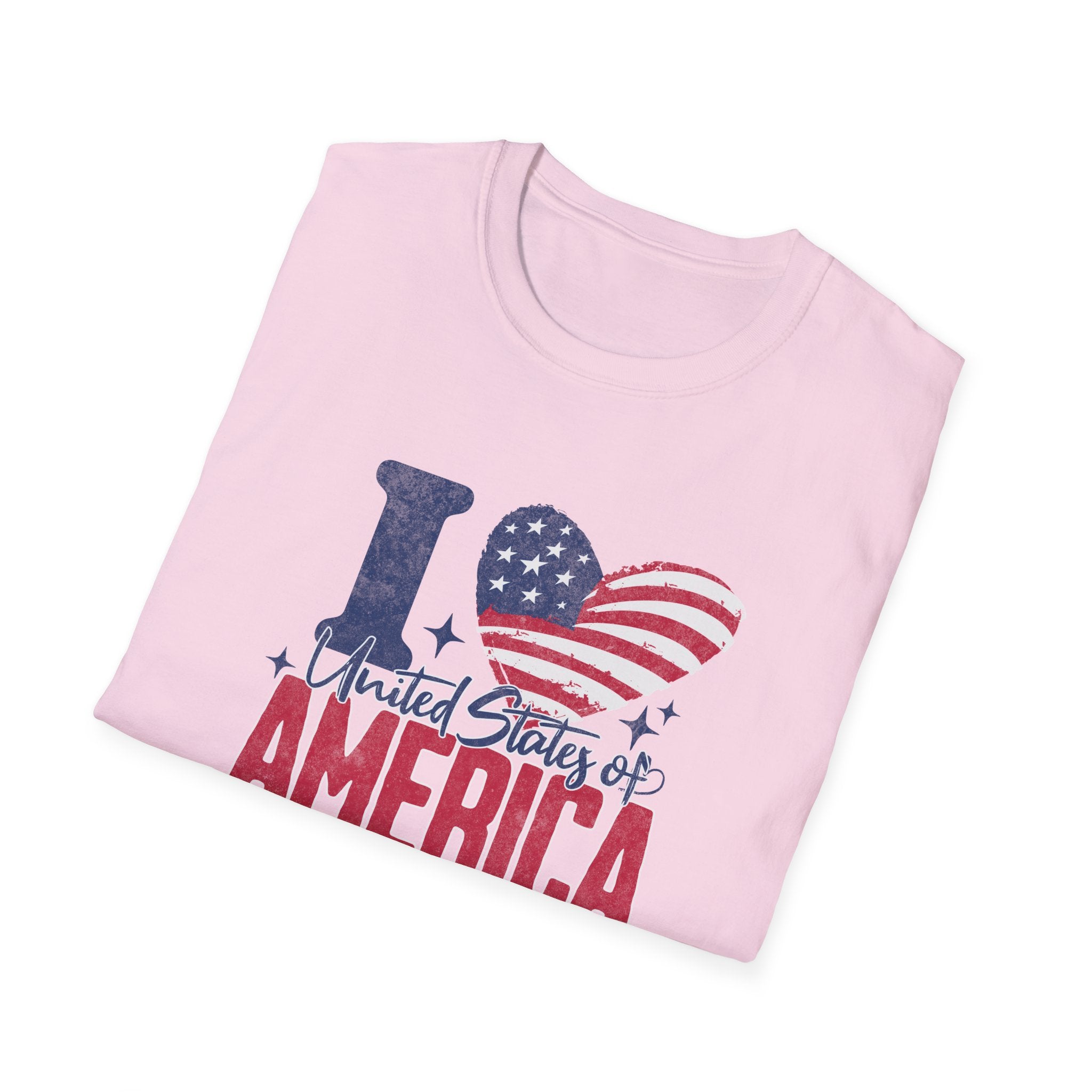 I Love United States of America 4th of July T-Shirt