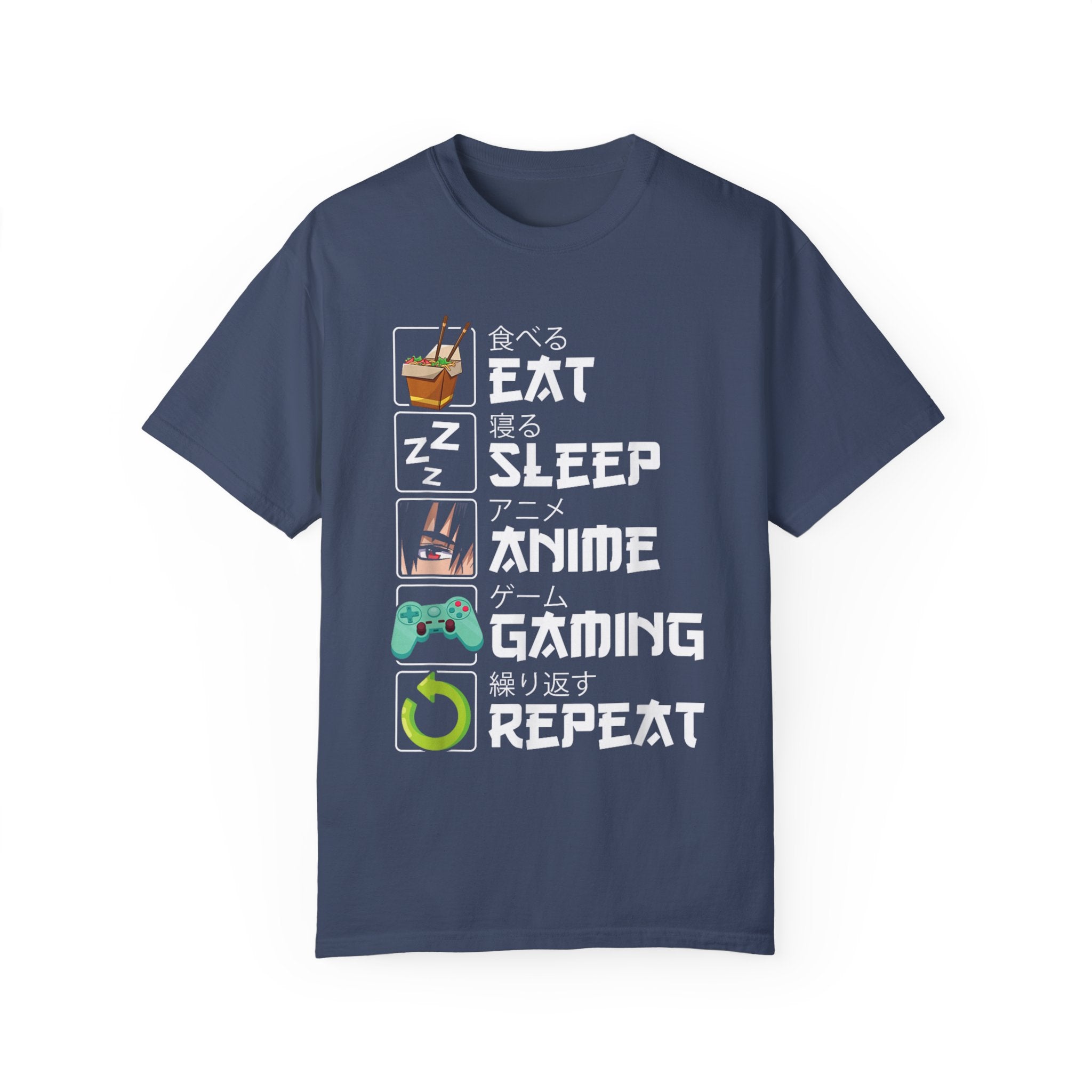 Eat Sleep Anime Gaming Repeat Anime Gaming T-shirt