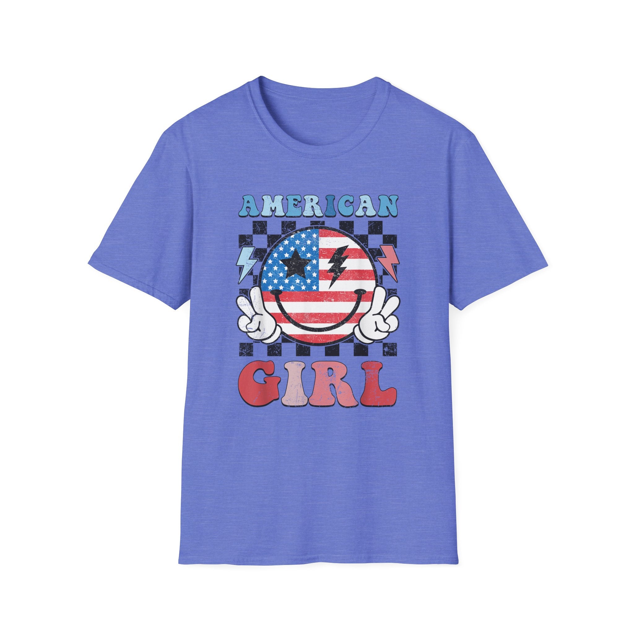 Vintage Peace Sign American Girl T-shirt