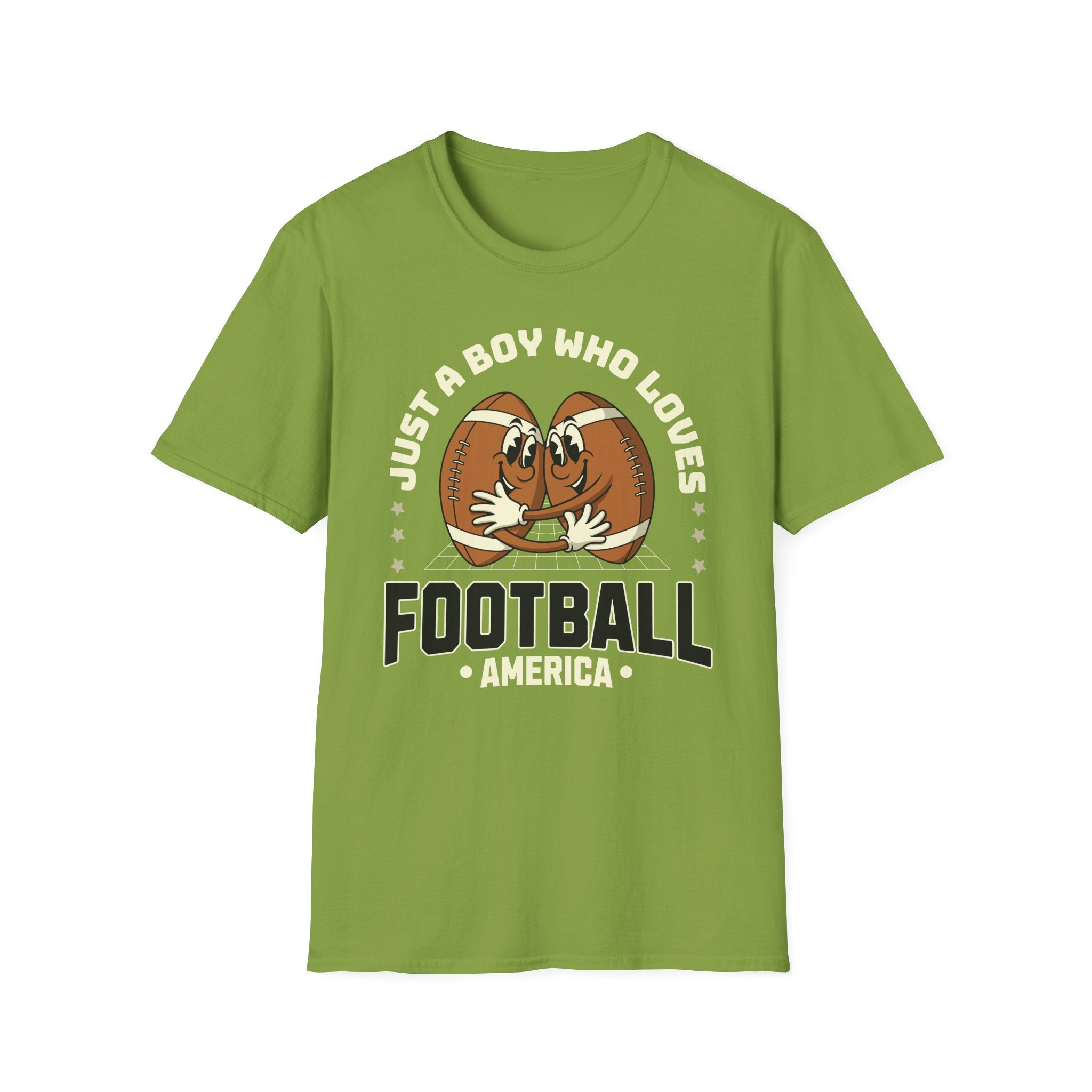 Just a Boy Who Loves Football Game Day T-Shirt
