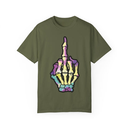 Skeleton Hand F You Streetwear T-shirt