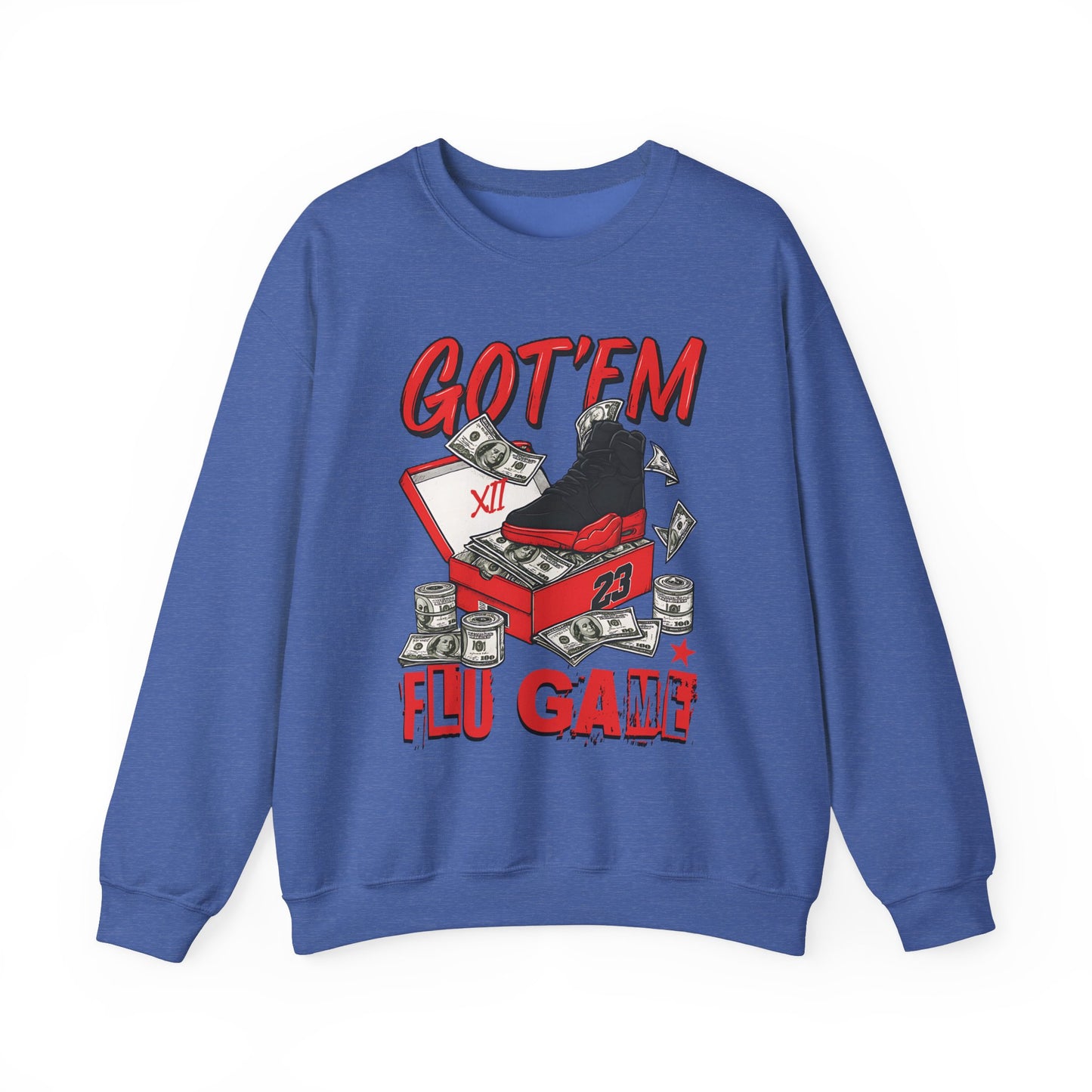 Streetwear Sneakerhead Match Jordan 12 Retro Flu Game Sweatshirt