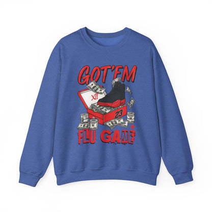 Streetwear Sneakerhead Match Jordan 12 Retro Flu Game Sweatshirt
