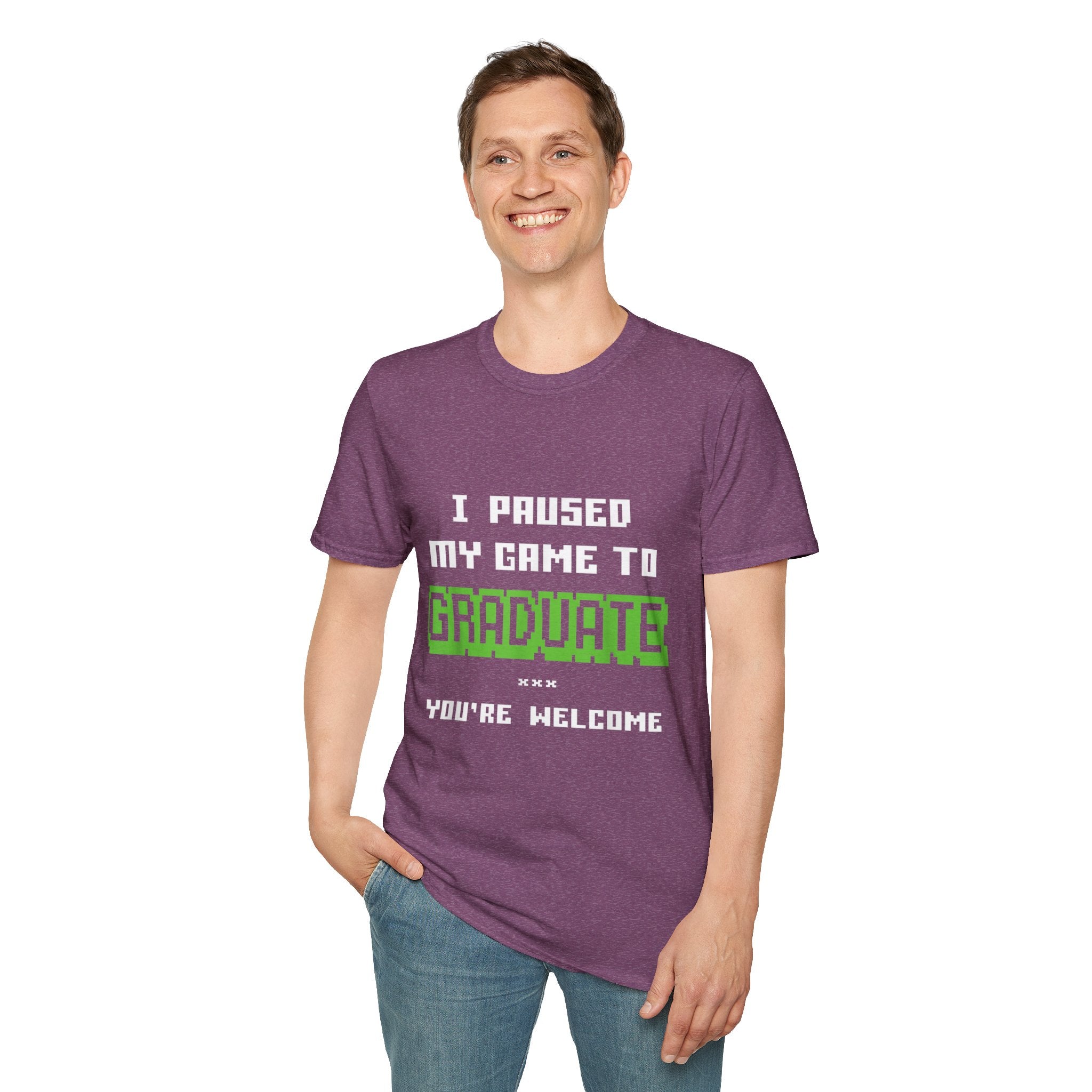 I Paused My Game to Graduate Gamer Graduation T-shirt