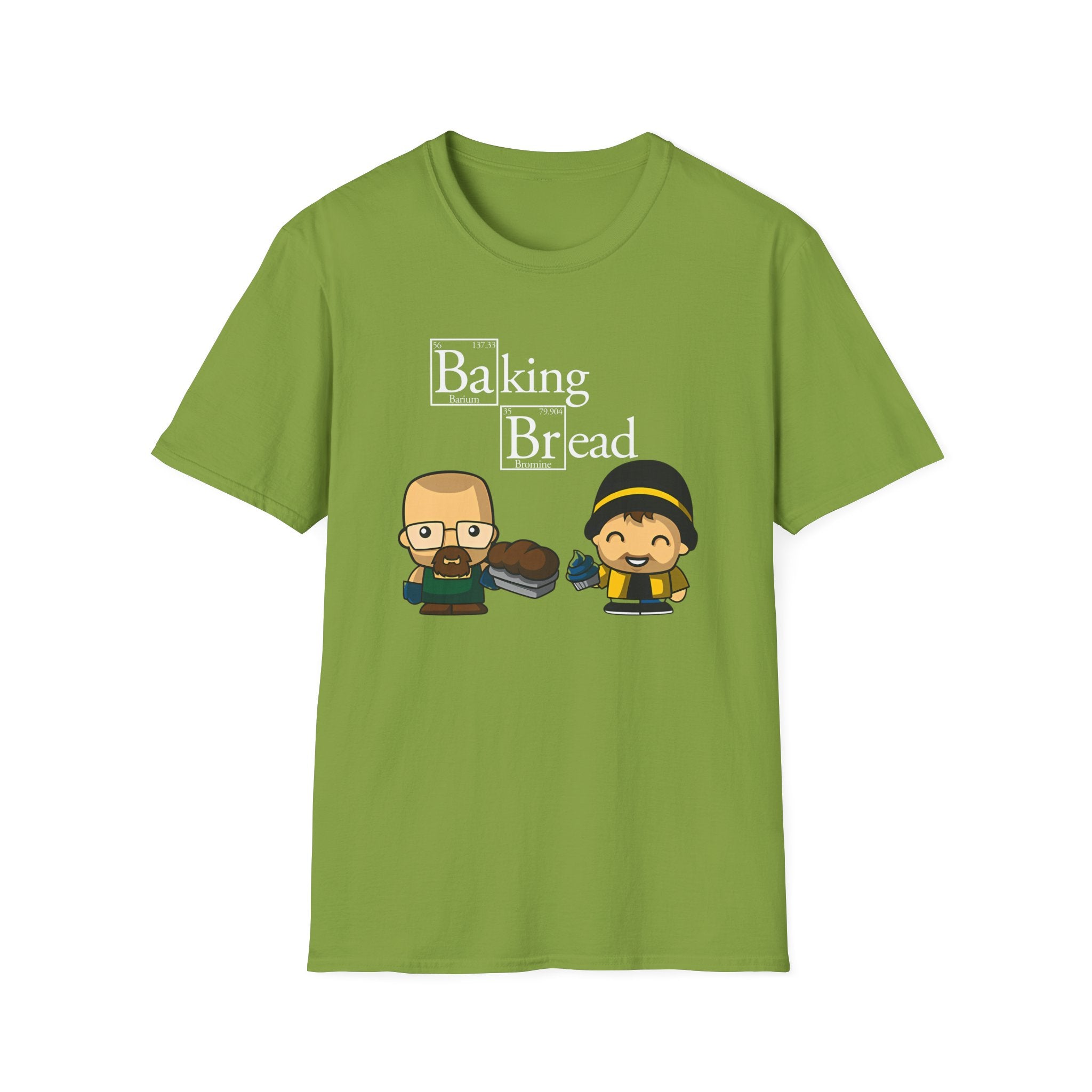 Funny Pop Culture Hilarious Chemistry Student Baking Bread T-Shirt