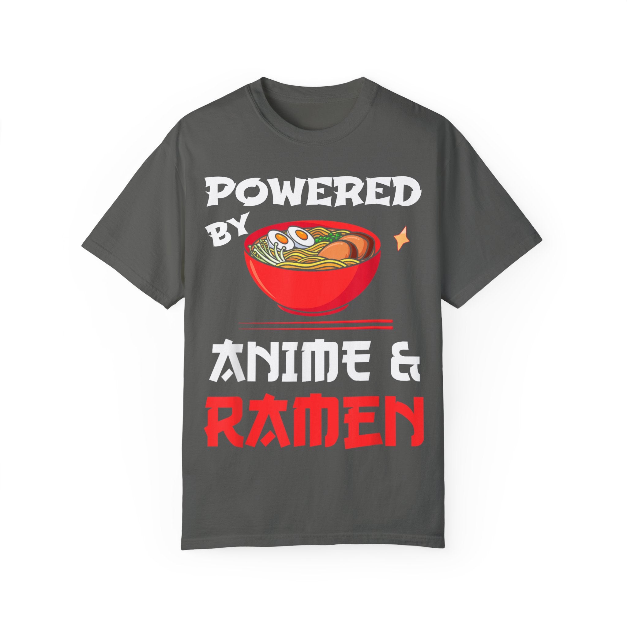 Powered by Anime & Ramen Anime T-shirt