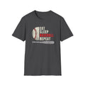 Eat Sleep Baseball Repeat – Funny Baseball T-Shirt