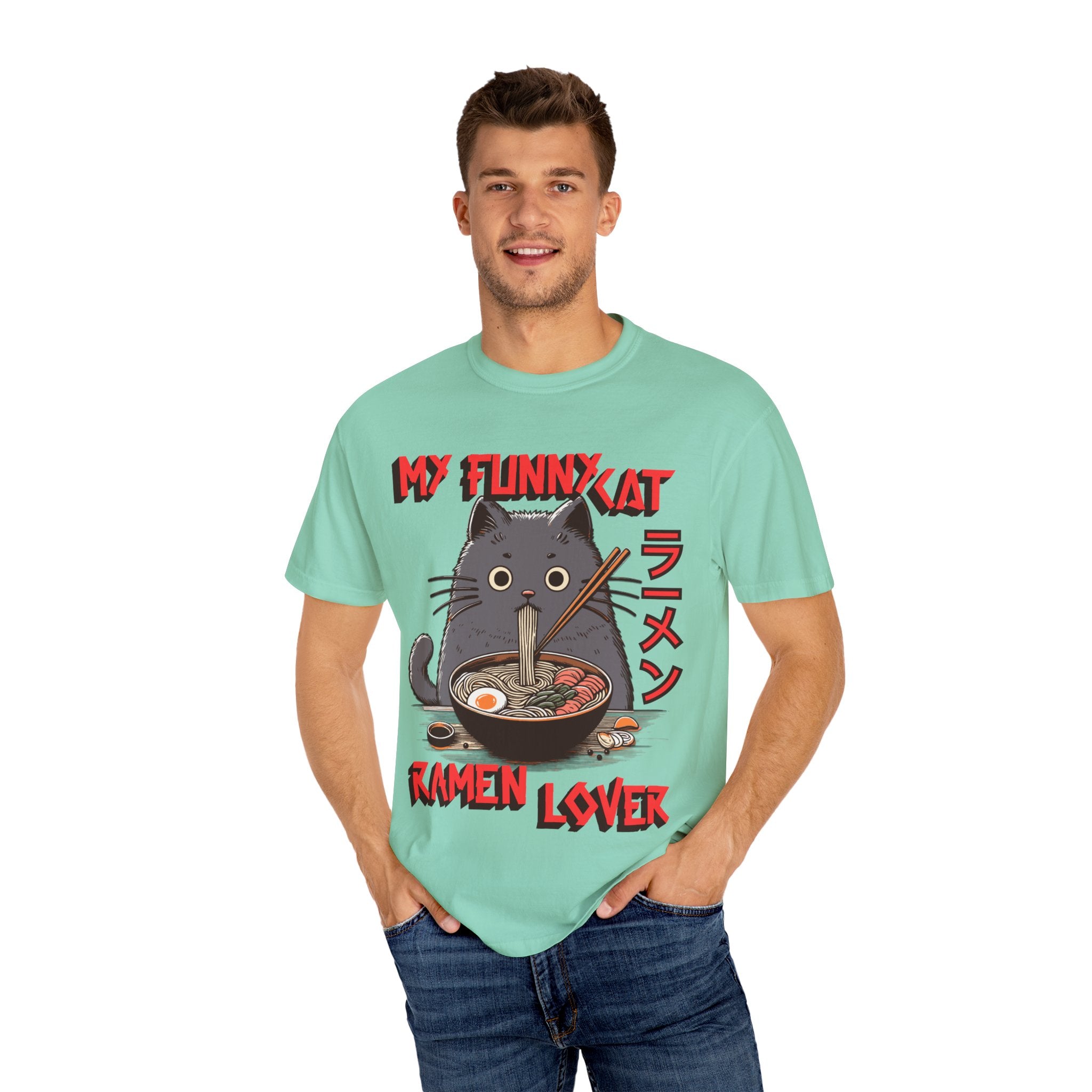 My Funny Cat Ramen Anime Lover T-shirt