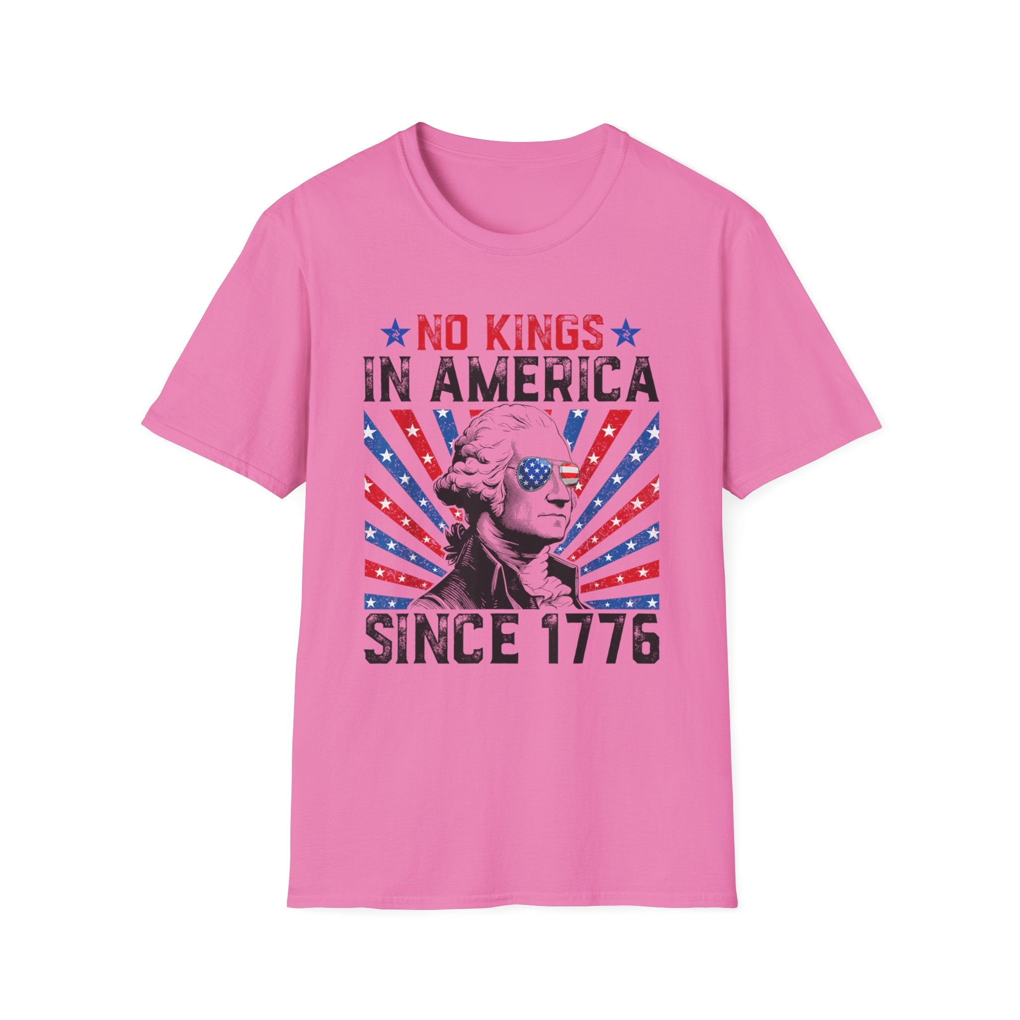 4th of July America Democracy No Kings Since 1776 T-Shirt