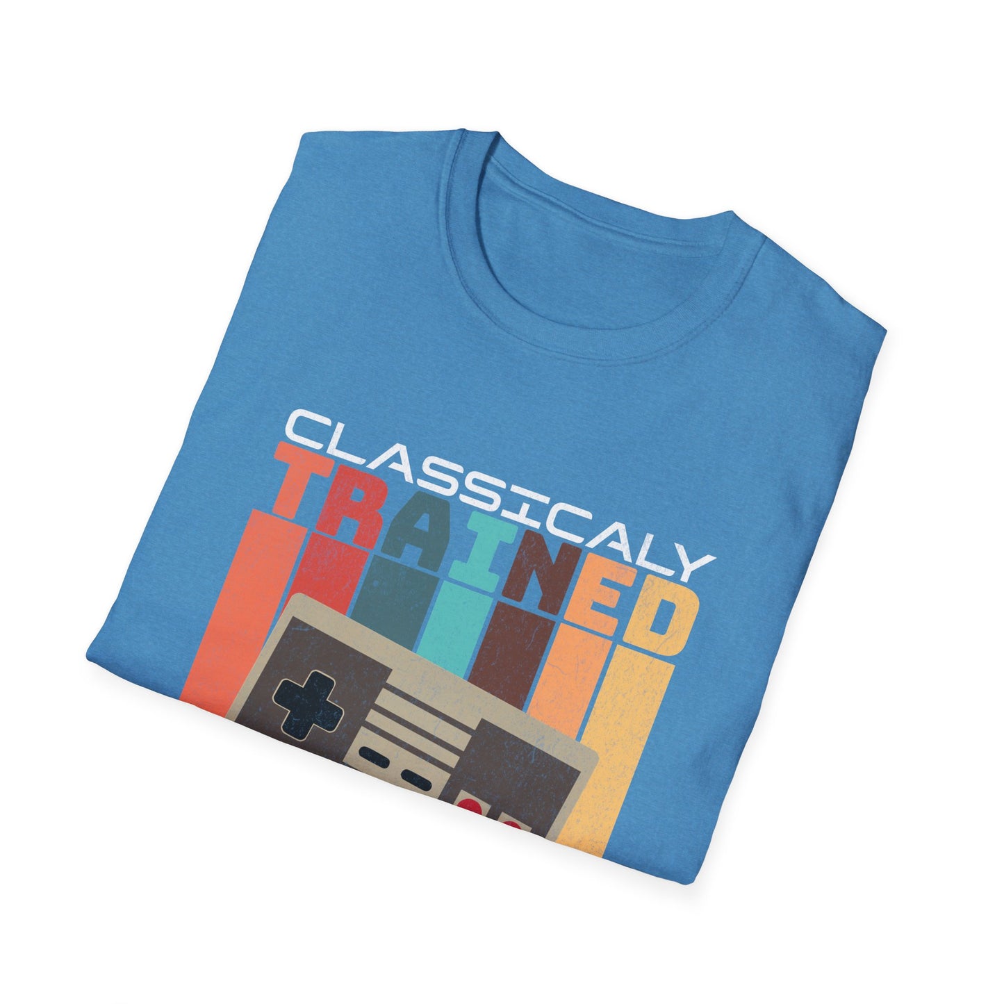Retro Classically Trained on 8-Bit Quests Gamer T-Shirt