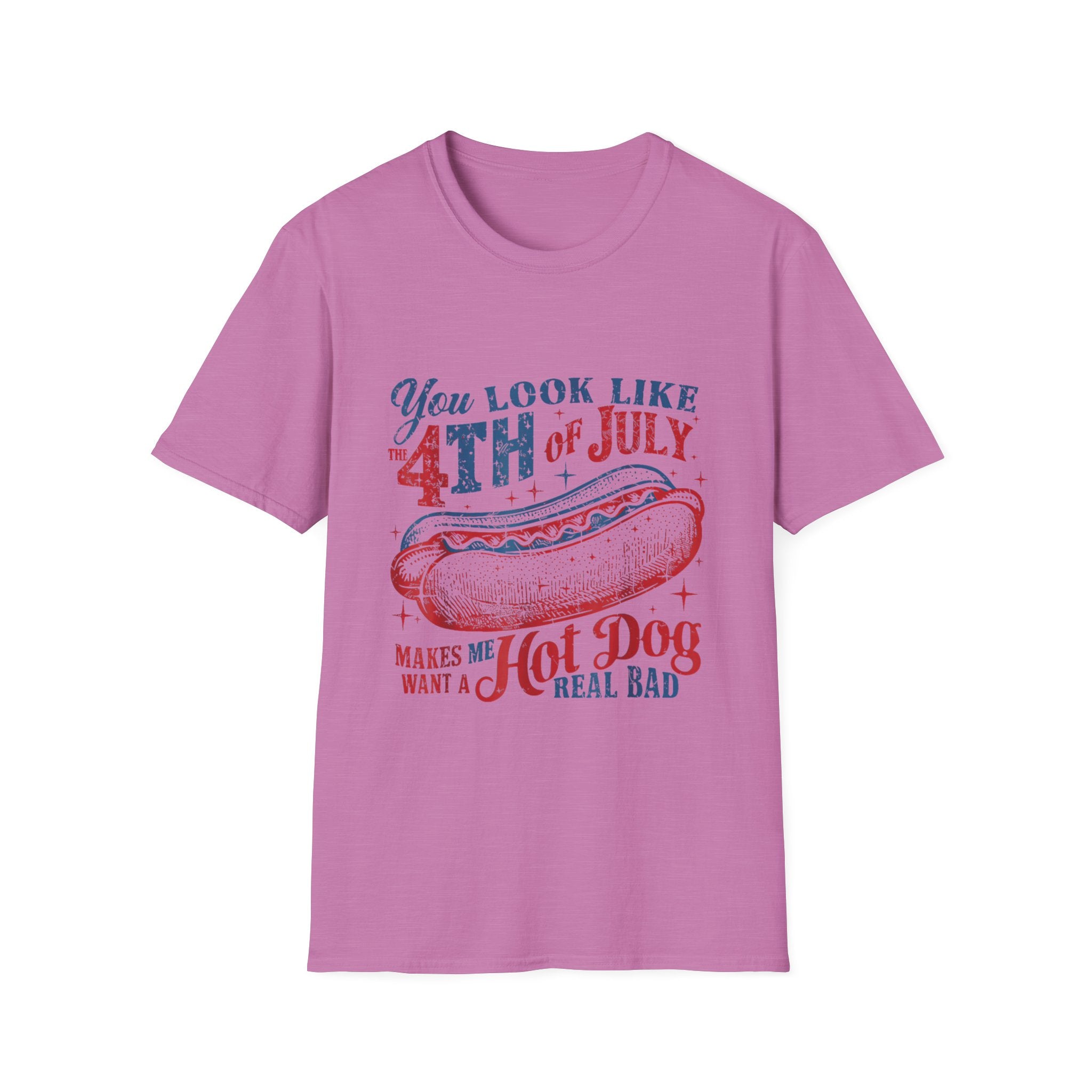 Hot Dog BBQ You Look like the 4th of July T-shirt