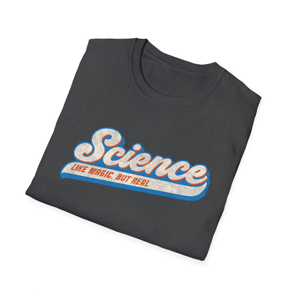 Funny Retro Science Like Magic but Real Vintage Science T-Shirt