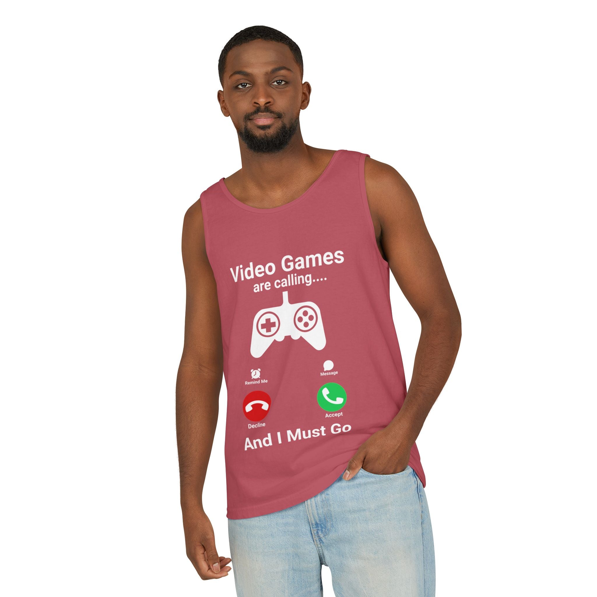 Video Games Are Calling and I Must Go – Funny Gamer Tank Top