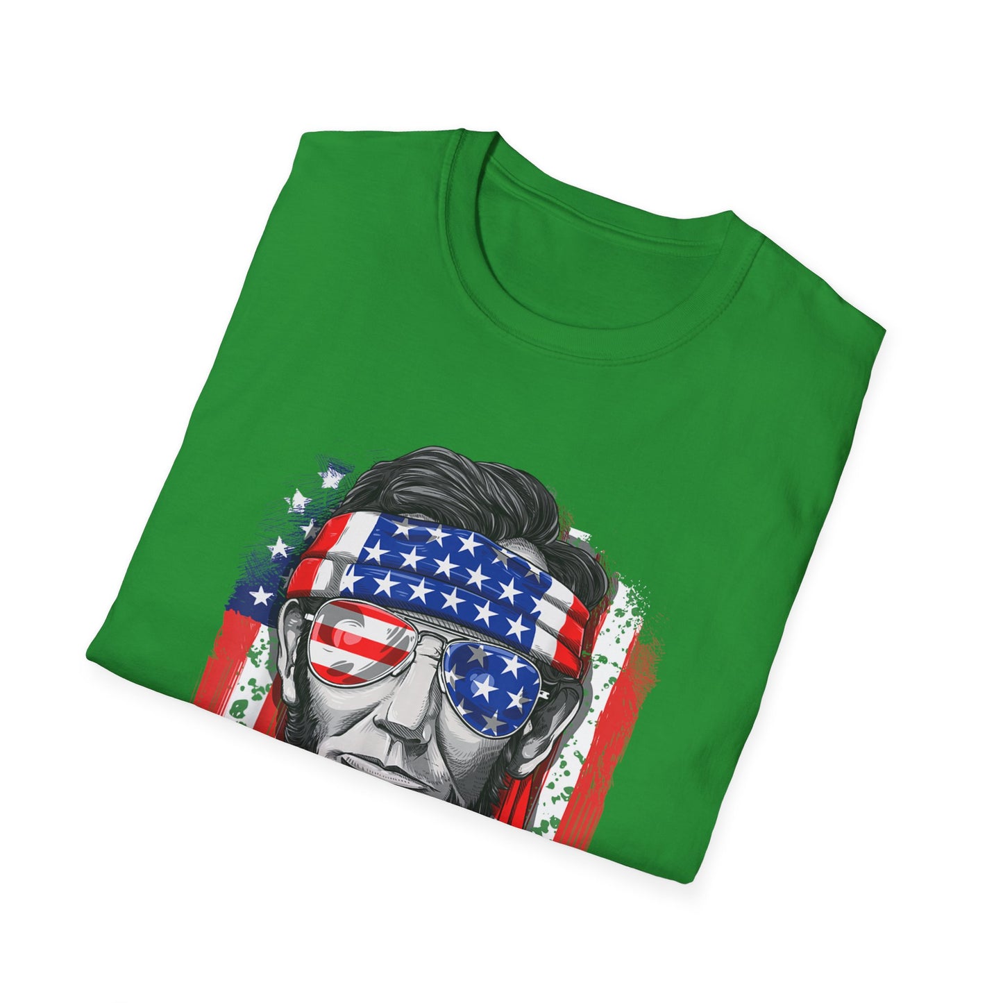 US Abe President Lincoln Merica 4th of July T-Shirt