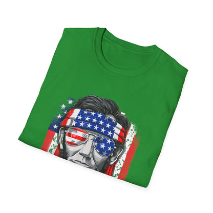 US Abe President Lincoln Merica 4th of July T-Shirt