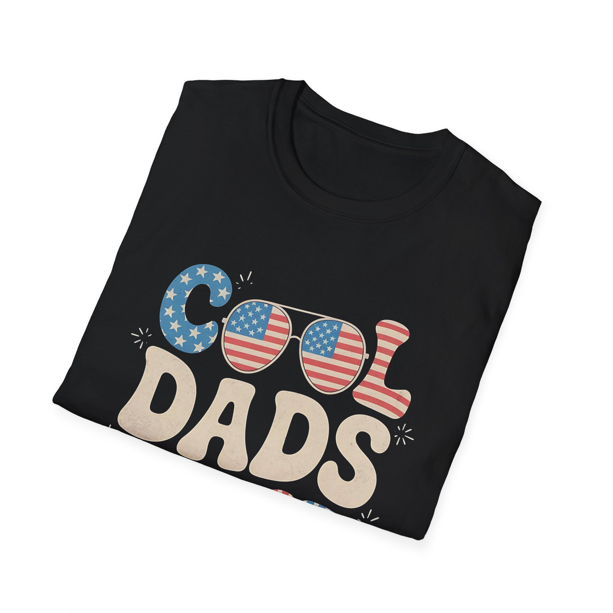 USA 4th of July Cool Dads Club America Father's Day T-shirt