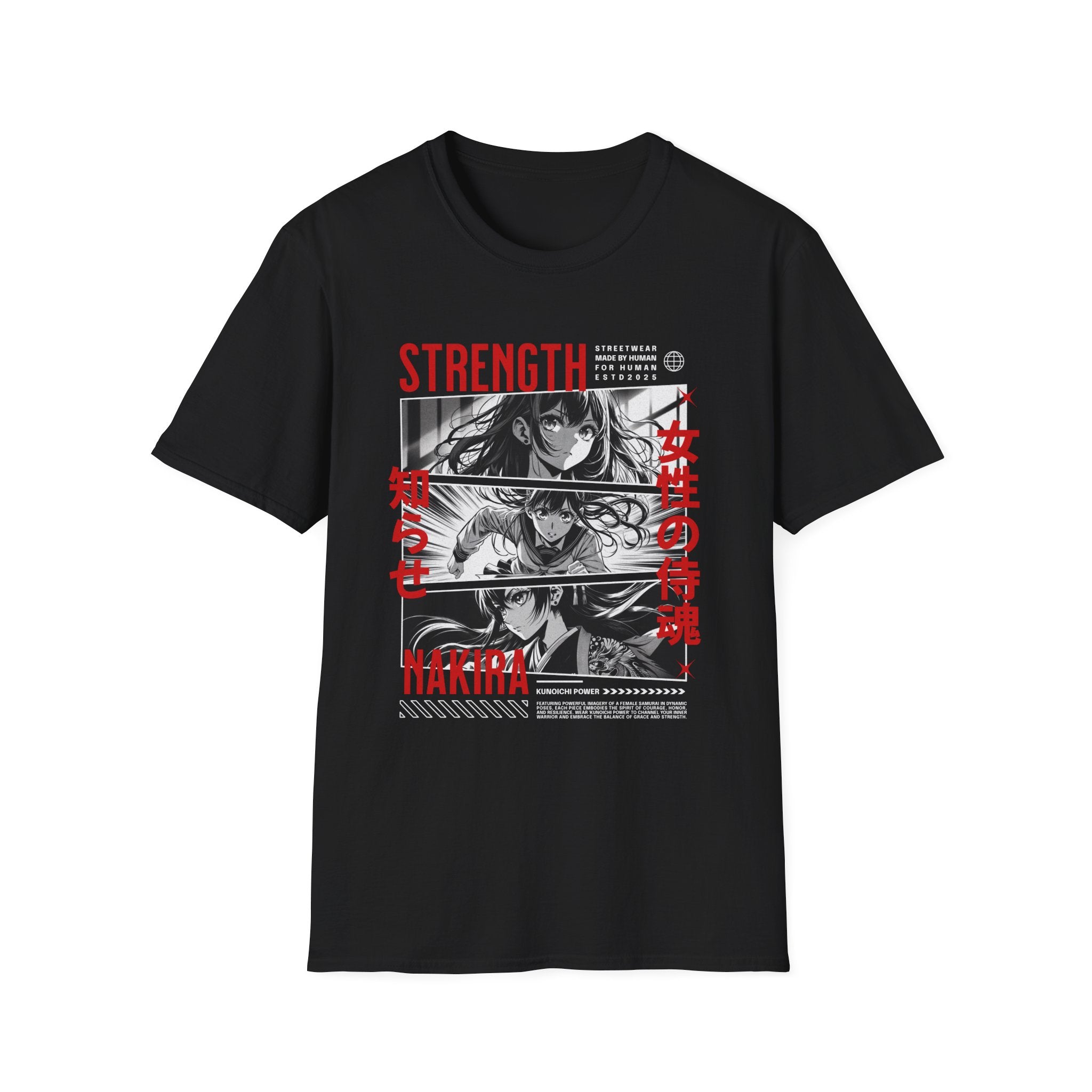 Nakira Strength Anime Girl T-Shirt