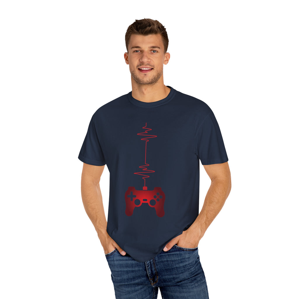 I Love Gaming Heartbeat Gamer T-shirt