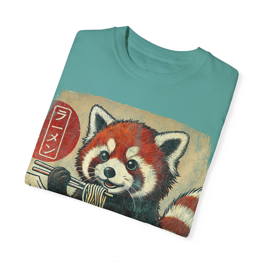Ramen Time – Japanese Anime Red Panda T-shirt