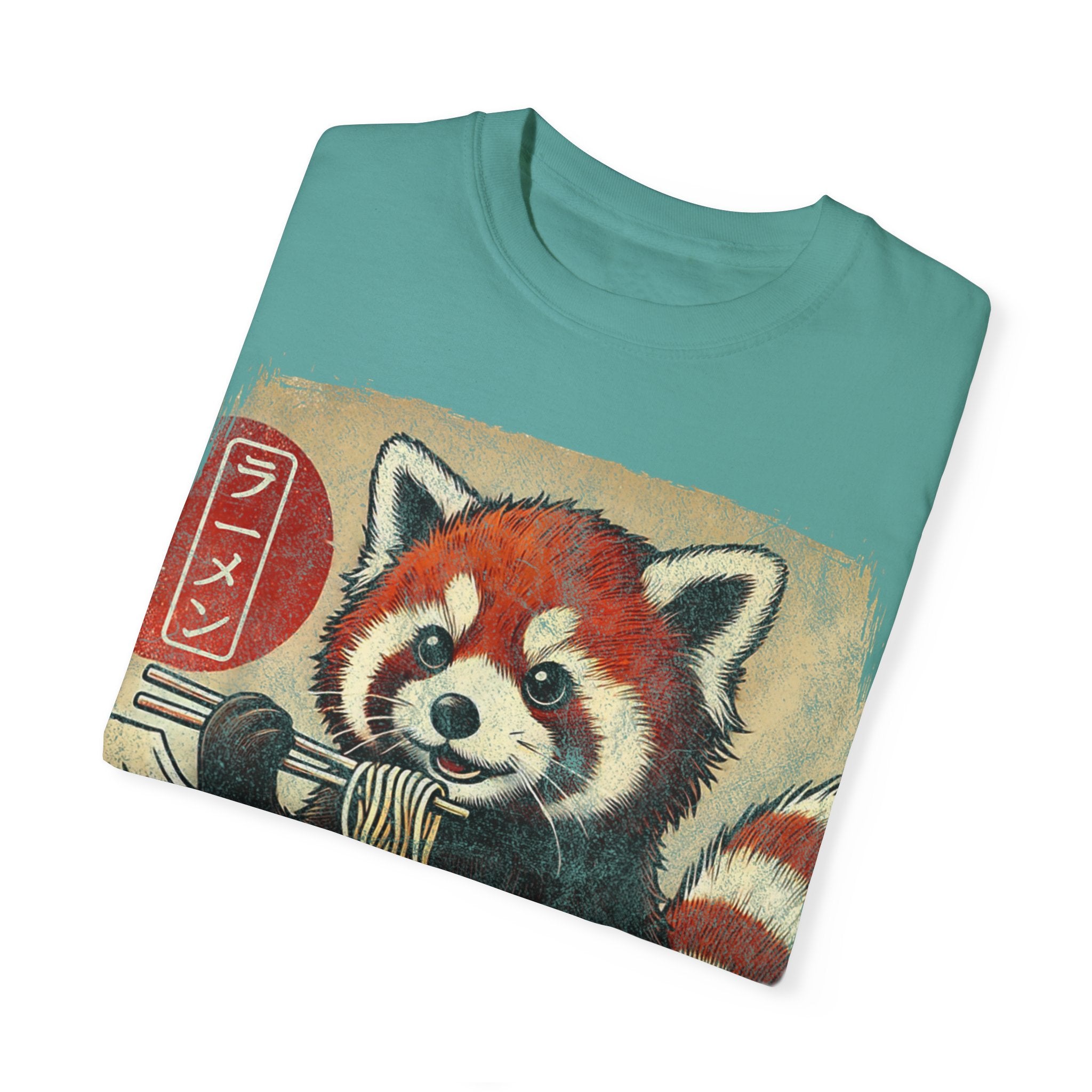 Ramen Time – Japanese Anime Red Panda T-shirt
