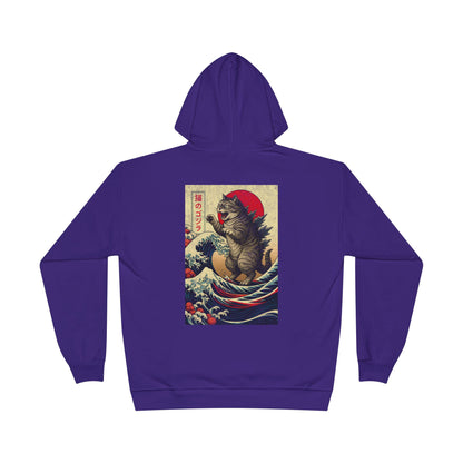 Kaiju Japan Streewear Catzilla Anime Godzilla Cat Hoodie