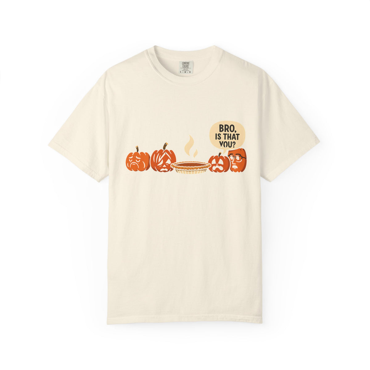 Funny pumpkin pie shirt, retro fall humor tee, sarcastic autumn gift, cute thanksgiving graphic top | Comfort Colors® T-Shirt