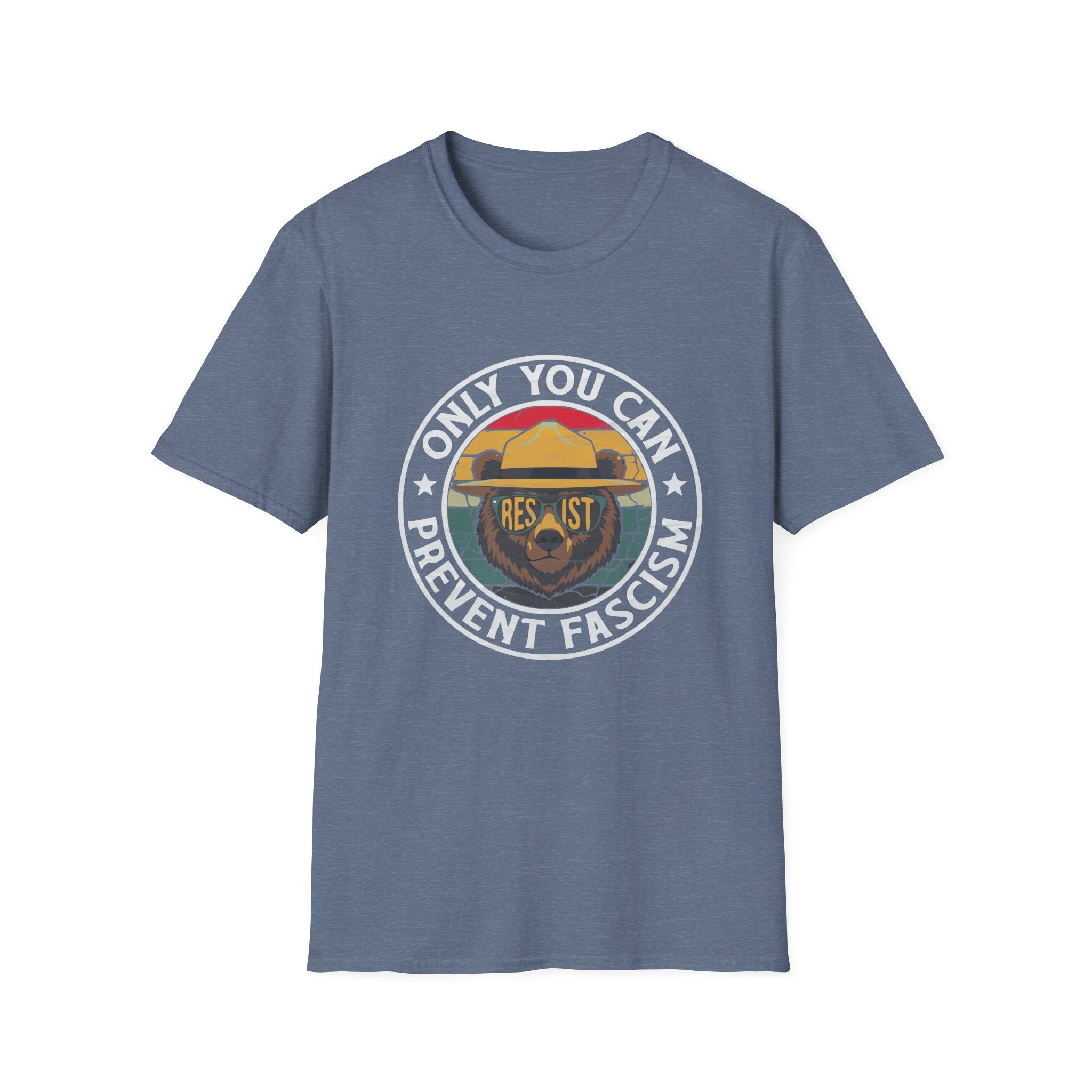 Only You Can Prevent Fascism Funny Resist USA Democracy T-Shirt