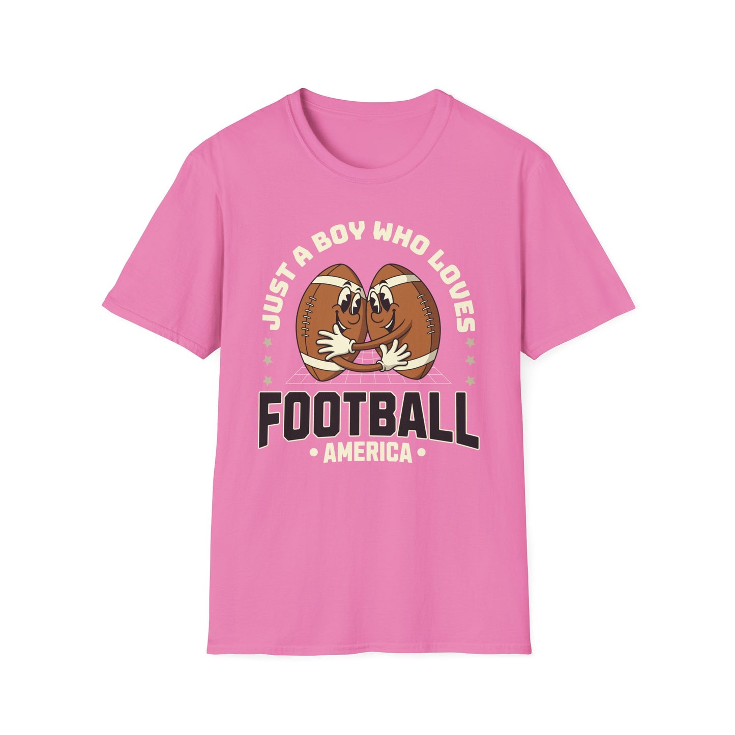Just a Boy Who Loves Football Game Day T-Shirt