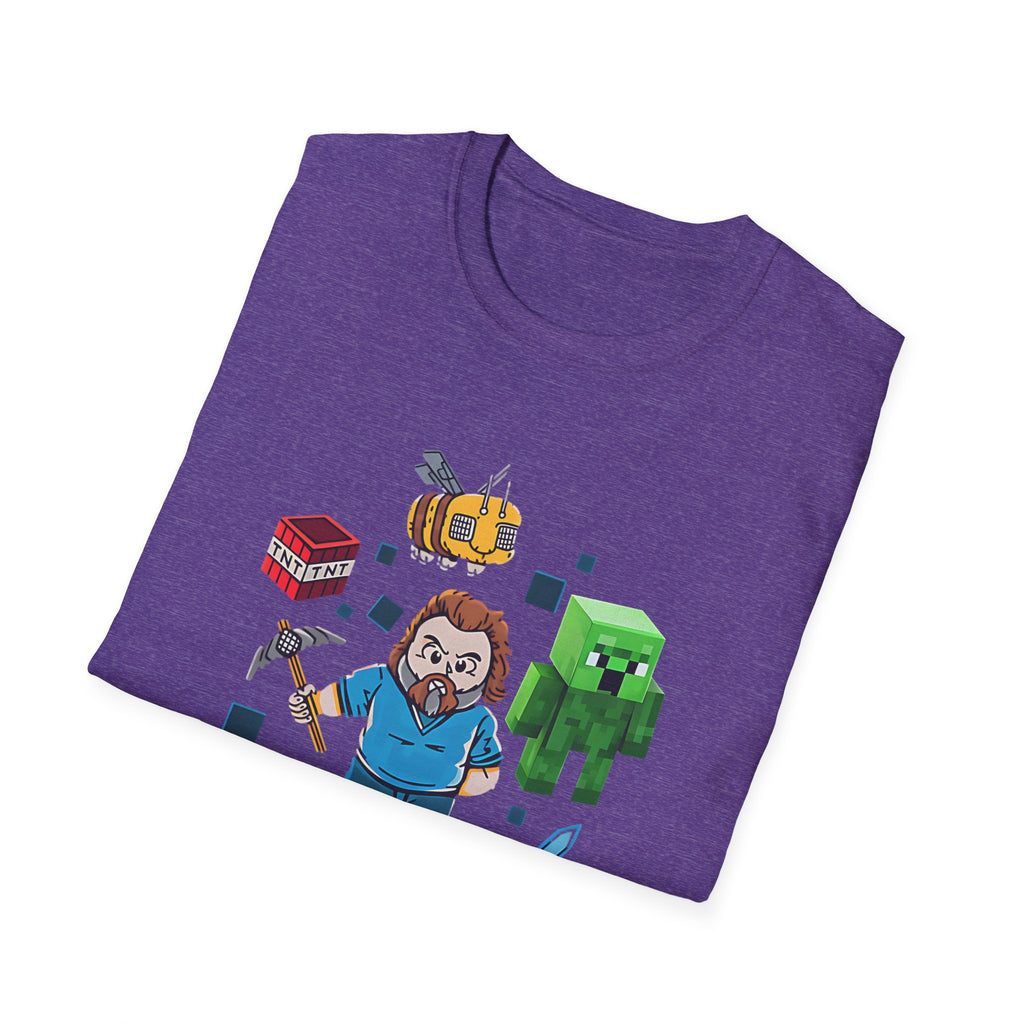 Pop Culture Mining & Crafting Funny Gaming T-Shirt