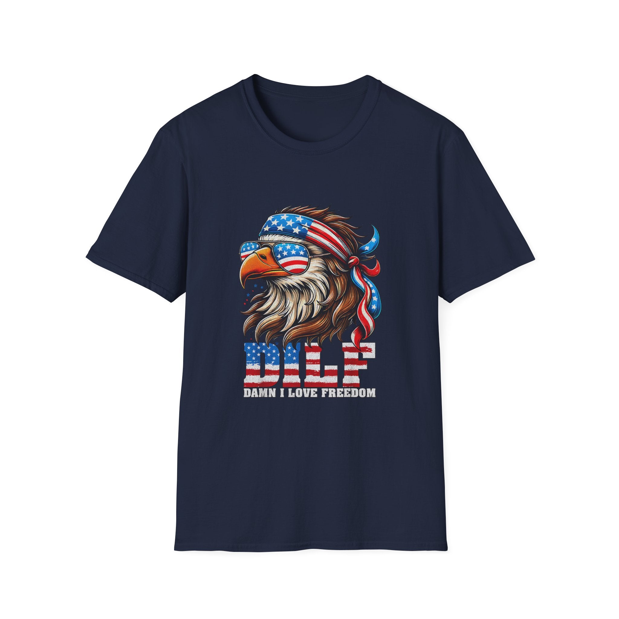 America Bald Eagle MILF – Man I Love Freedom USA 4th of July T-shirt