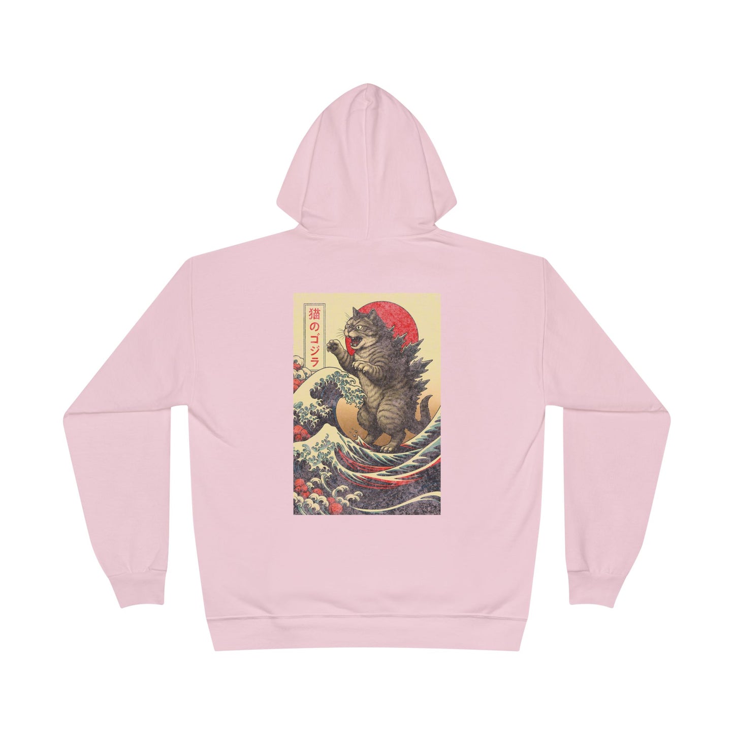 Kaiju Japan Streewear Catzilla Anime Godzilla Cat Hoodie