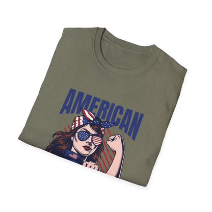 American Empowered Woman 4th of July Gifts Women's T-shirt