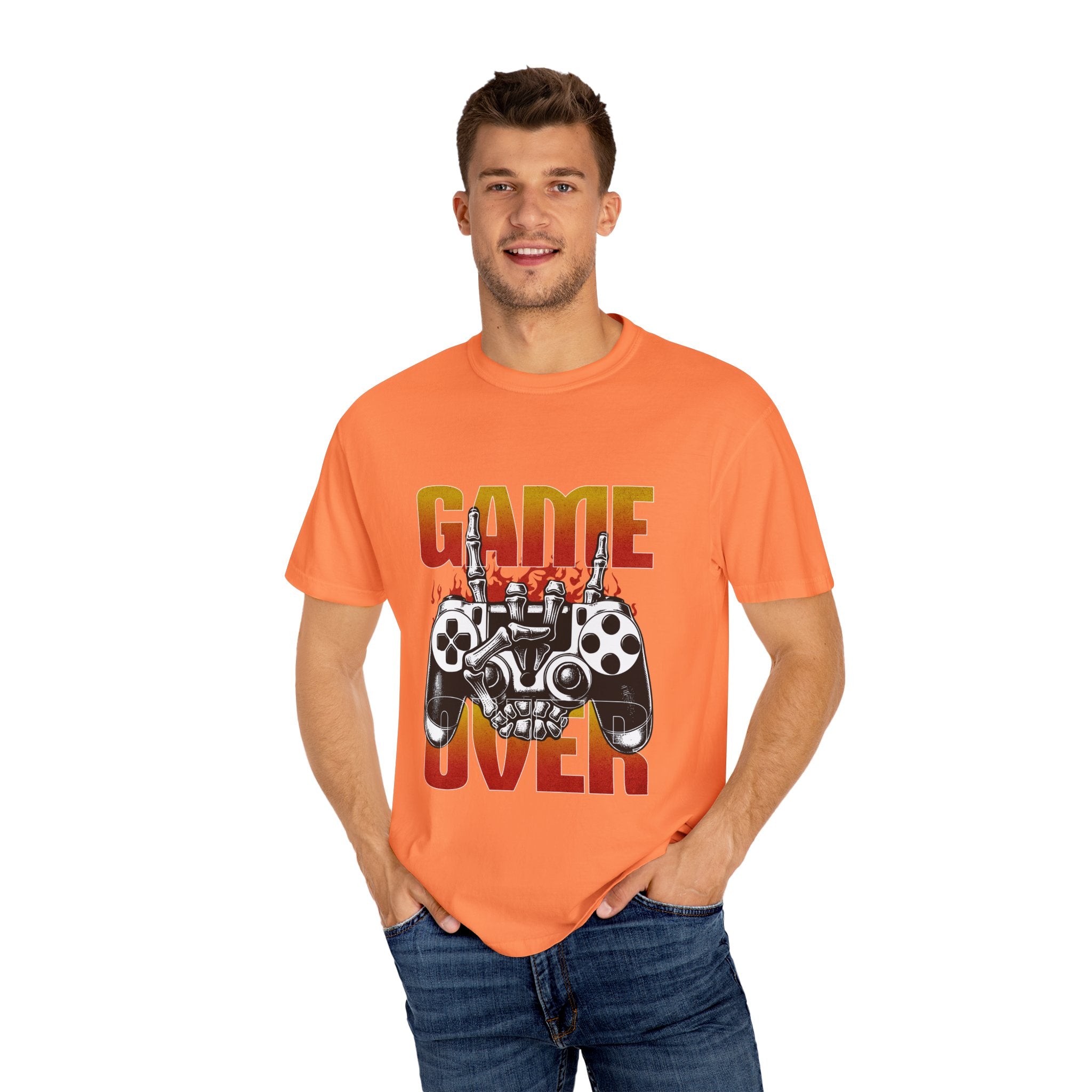 Skeleton Gamer Game Over T-shirt
