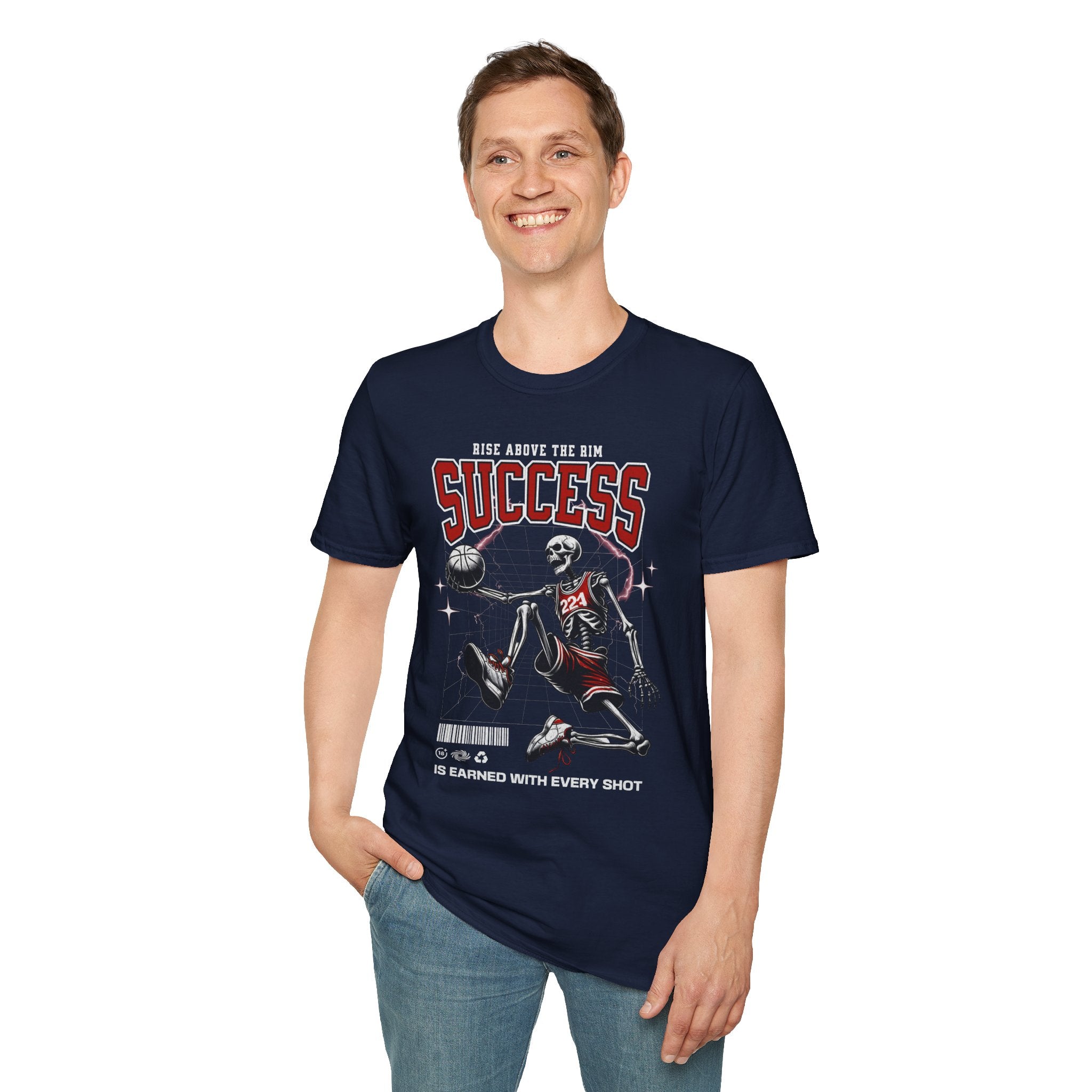 Rise Above the Rim Basketball T-Shirt
